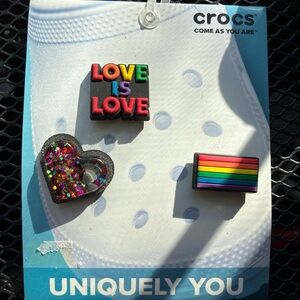 CROCS pride Jibbitz Charms Pack